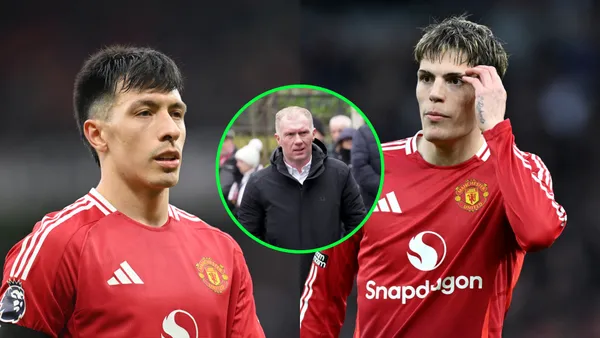 Scholes elogió a Garnacho