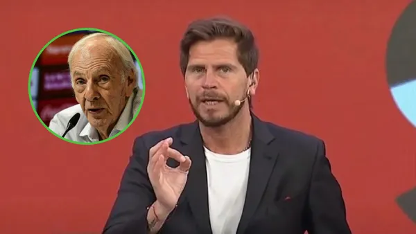 Sebastián Vignolo durante un programa de TV.