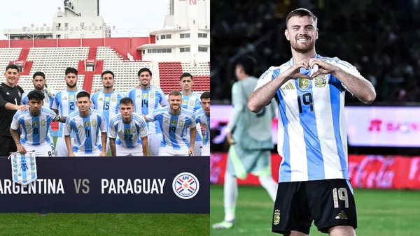 Selección Argentina y Lucas Beltrán.