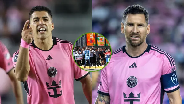 Suárez insultó a una hincha de Monterrey que apuntó contra Messi