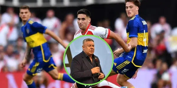 Tapia junto a River y Boca.