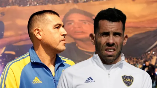 Tévez contra Riquelme