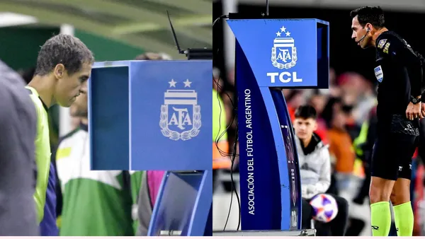 VAR en el fútbol argentino.