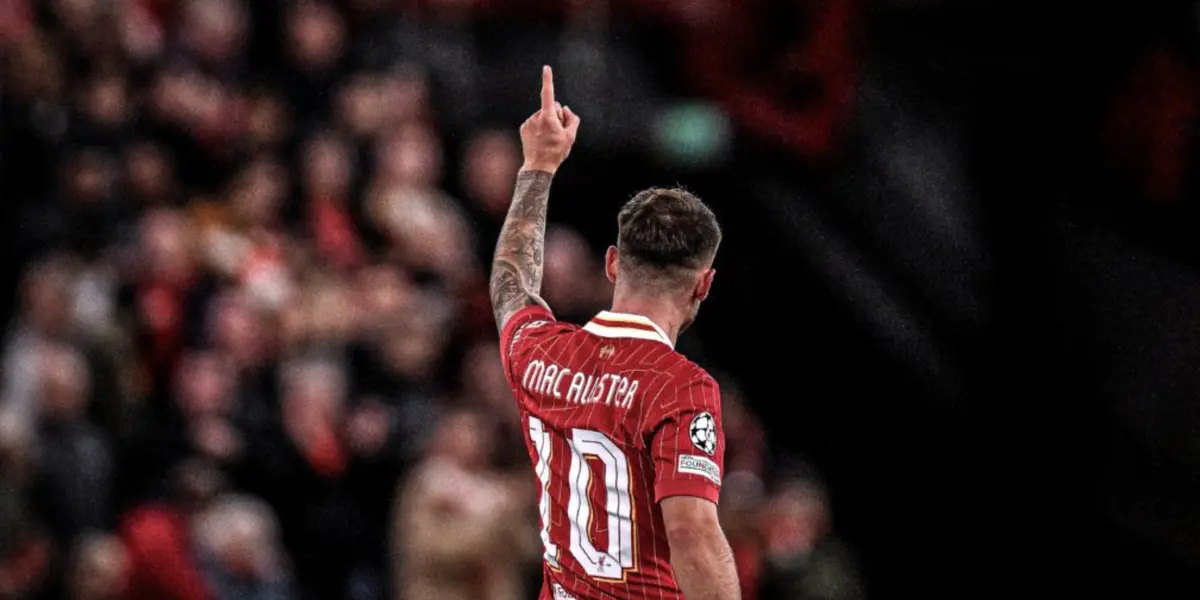 (VIDEO) El primer gol de Alexis Mac Allister en la Champions League con la 10 de Liverpool