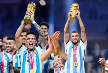 Ambos jugadores, consagrados en Qatar 2022 con la Selección Argentina, tuvieron una acción loable.
