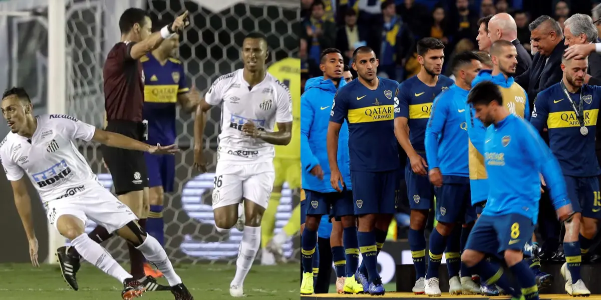 Boca vs Santos y River.