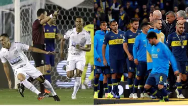 Boca vs Santos y River.