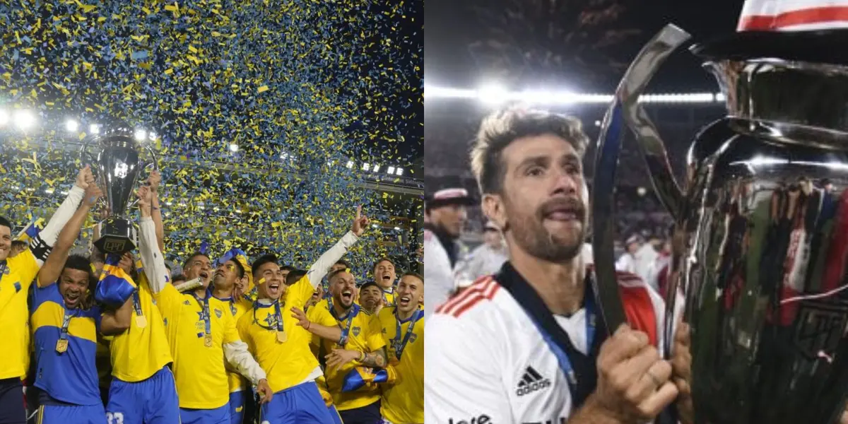Boca y River campeones.