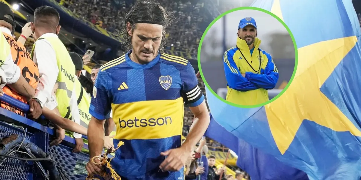 Cavani y Martínez.