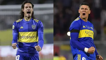 Cavani y Rojo.