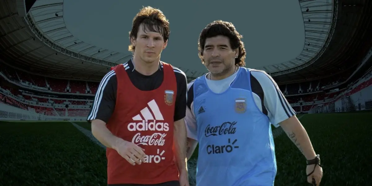 De esa forma, recordó el día más negro de la Selección Argentina con Leo Messi y Diego Maradona.