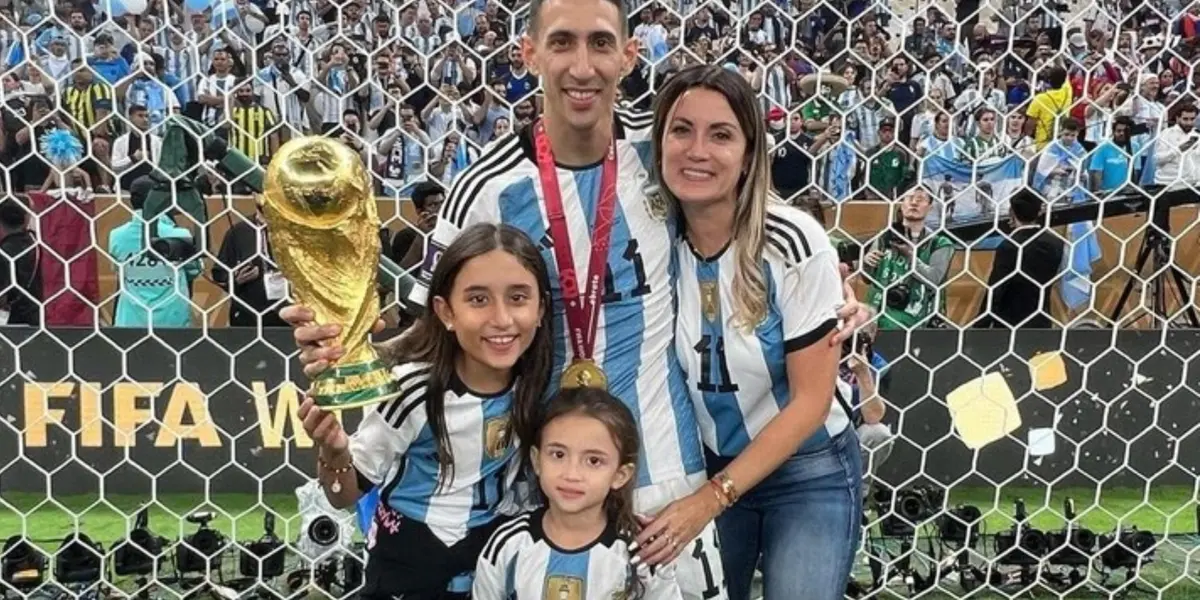 Di María y su familia