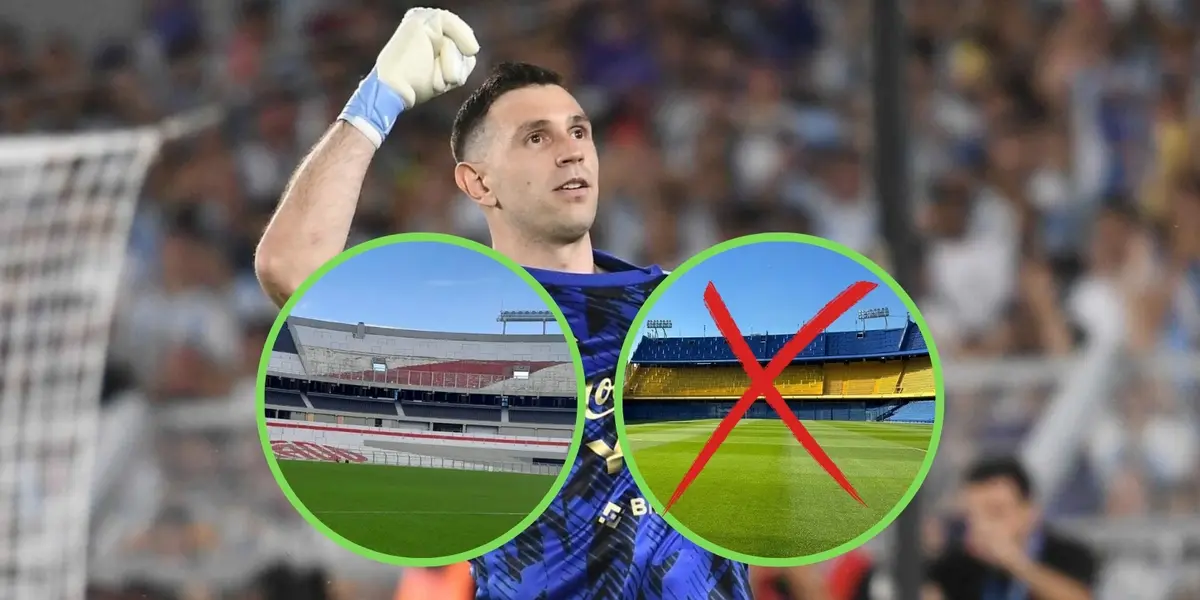 Dibu Martínez canchas.