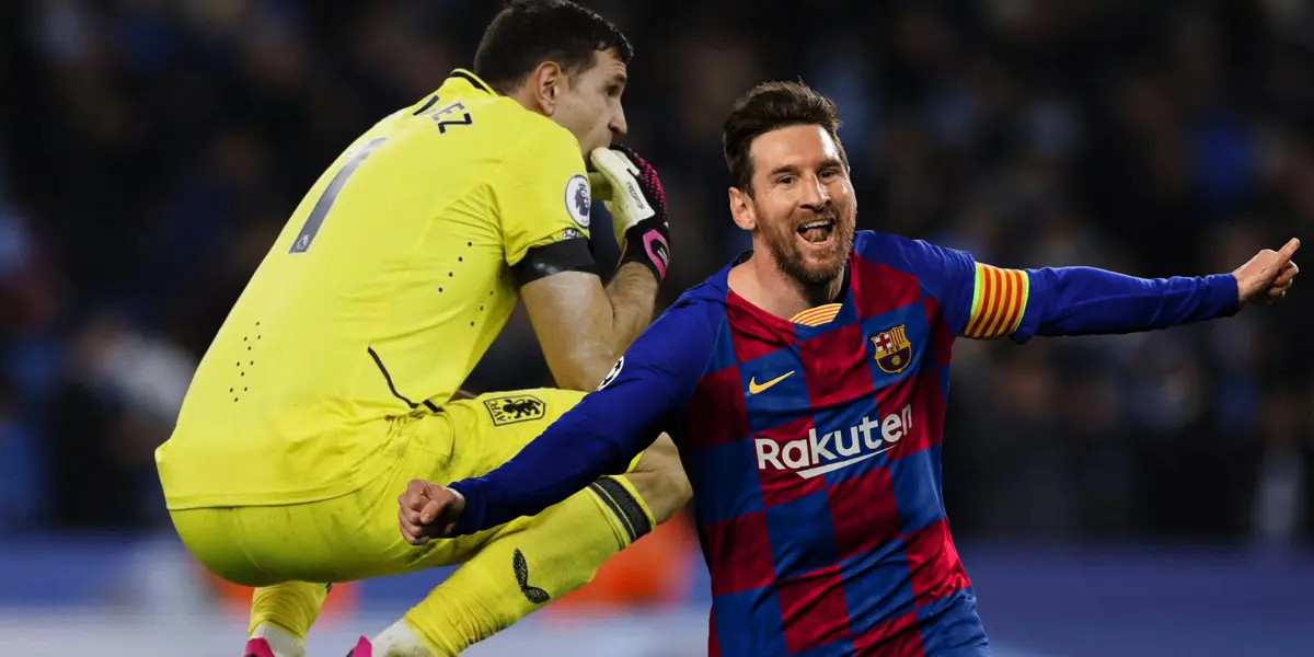 Dibu Martínez sufrió un gol 'a lo Messi'