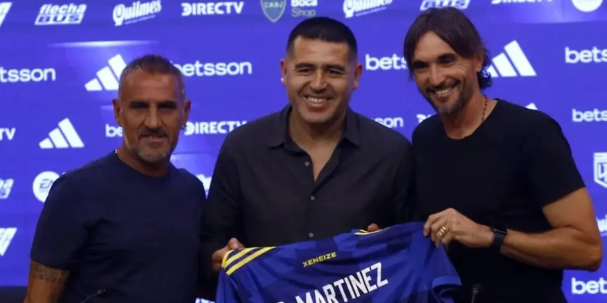 Diego Martínez fue presentado como nuevo director técnico de Boca