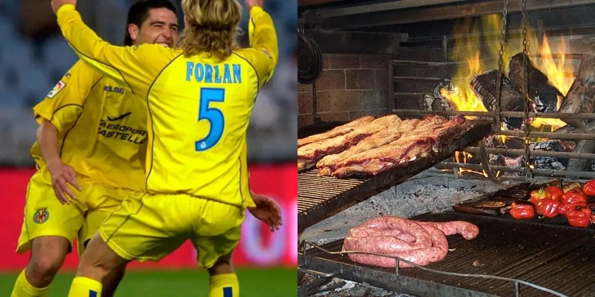 El uruguayo, que compartió equipo con Román en Villarreal, comentó detalles sobre los asados, que ahora son una cábala en Boca. 
