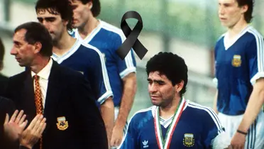 Falleció el exjugador que hizo llorar a Maradona en 1990