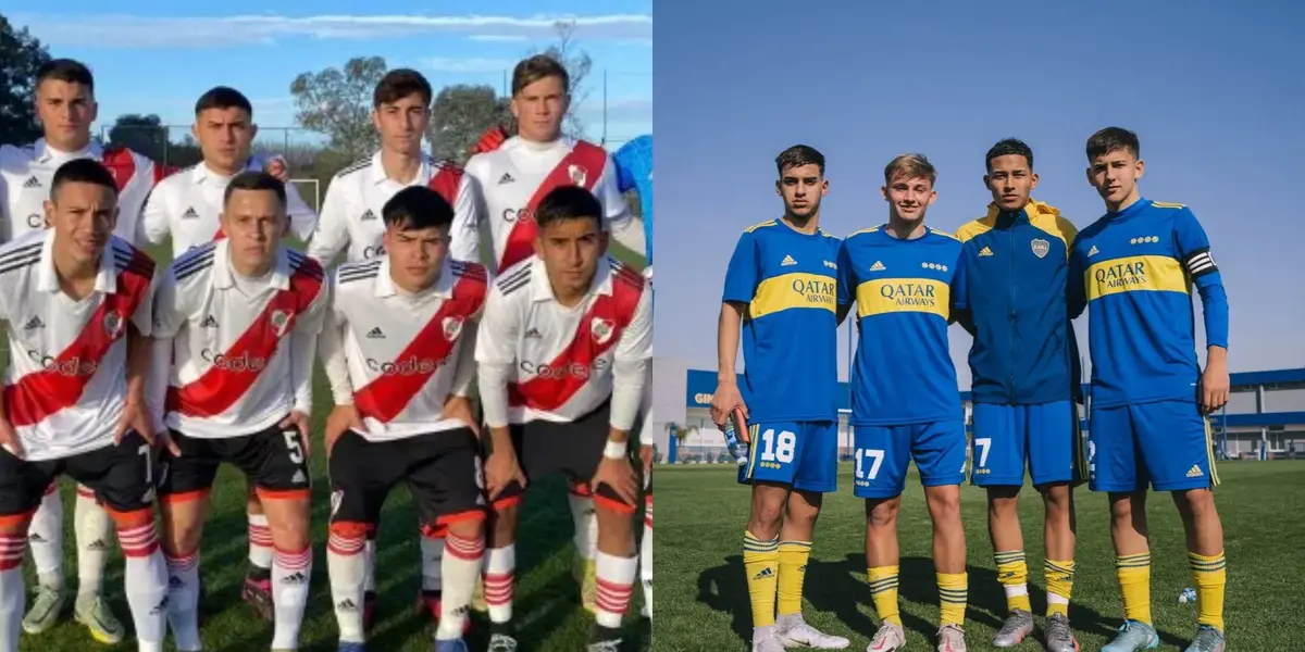 Inferiores de River y Boca.
