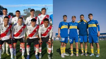 Inferiores de River y Boca.