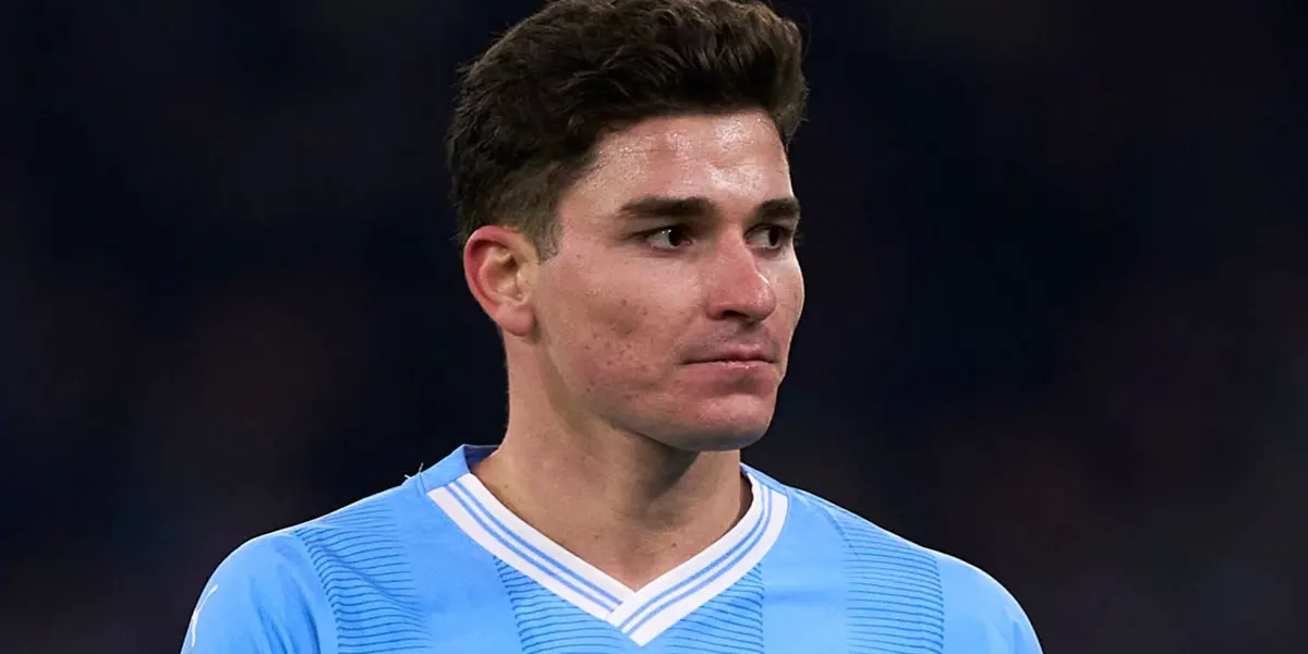 Julián Álvarez ya no es feliz en Manchester City