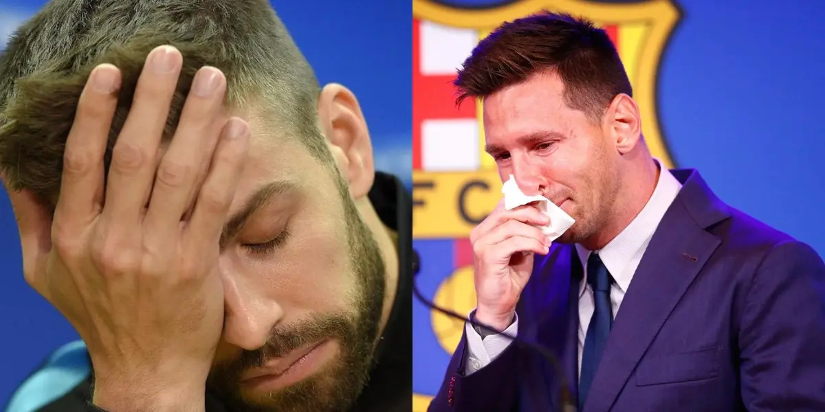 La relación entre Leo y el exdefensor no terminó de la mejor manera en Barcelona.