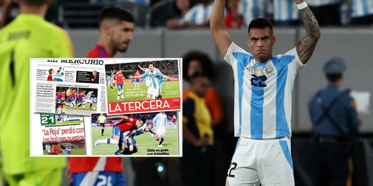 Lautaro Martínez vs Chile.