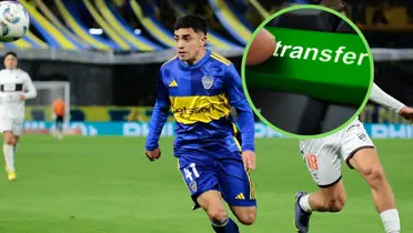Luca Langoni y el transfer.
