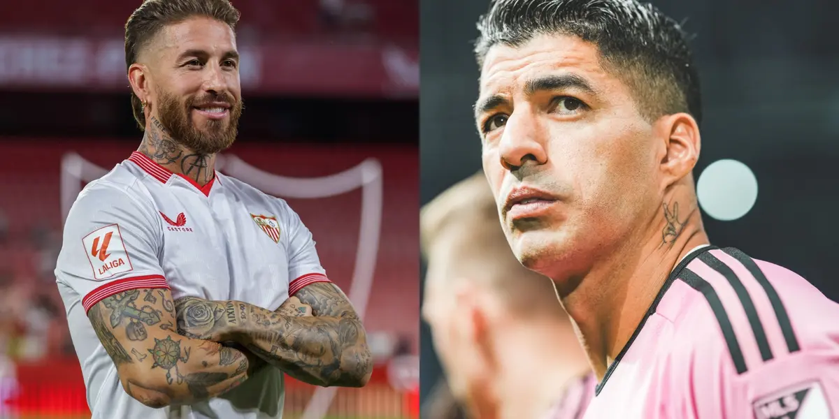 Luis Suárez y Sergio Ramos