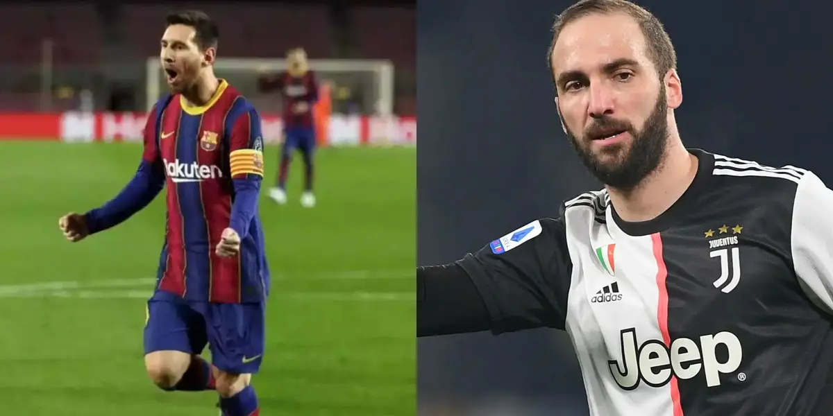Messi e Higuaín.