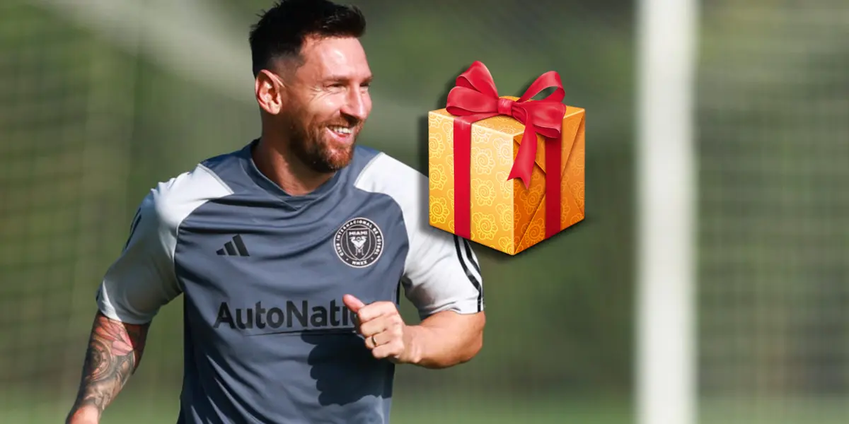 Messi recibió un regalo en Inter Miami