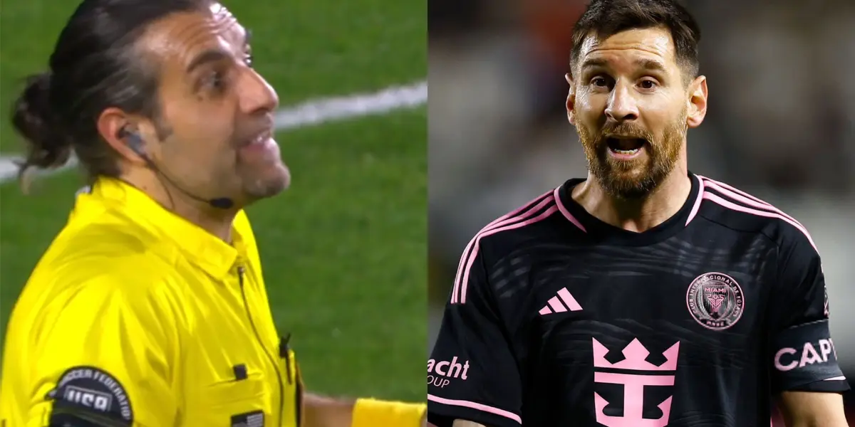 Messi se enojó con el árbitro tras el empate de Inter Miami