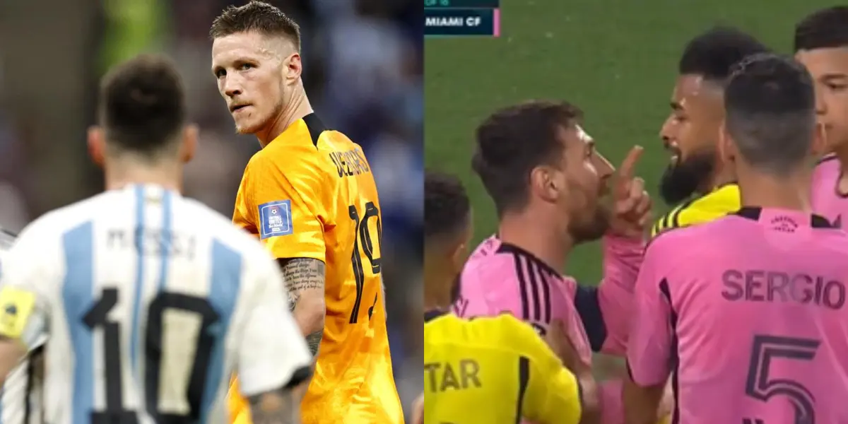 Messi se enojó feo con un jugador de Nashville