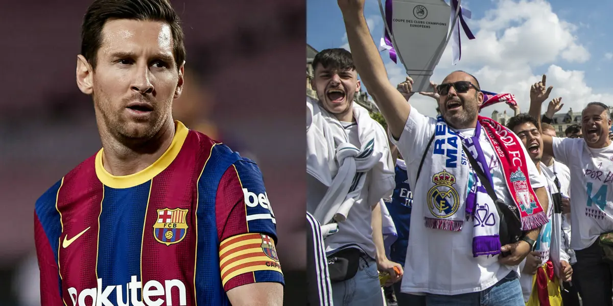 Messi tuvo un gesto con un hincha de Real Madrid a horas del Clásico