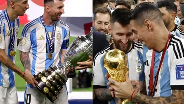 Messi y Di María.
