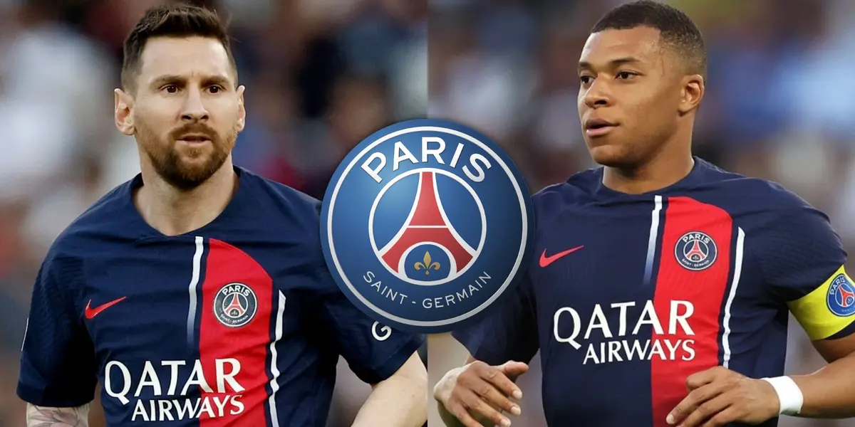 Messi y Mbappe.