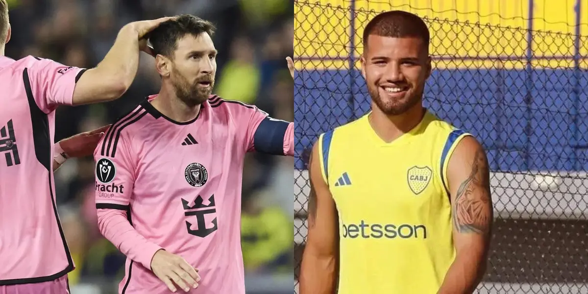 Messi y Weigandt.