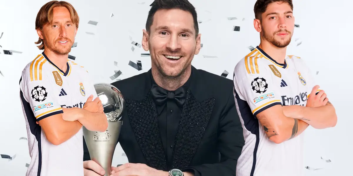 Modric y Valverde votaron a Messi para el The Best