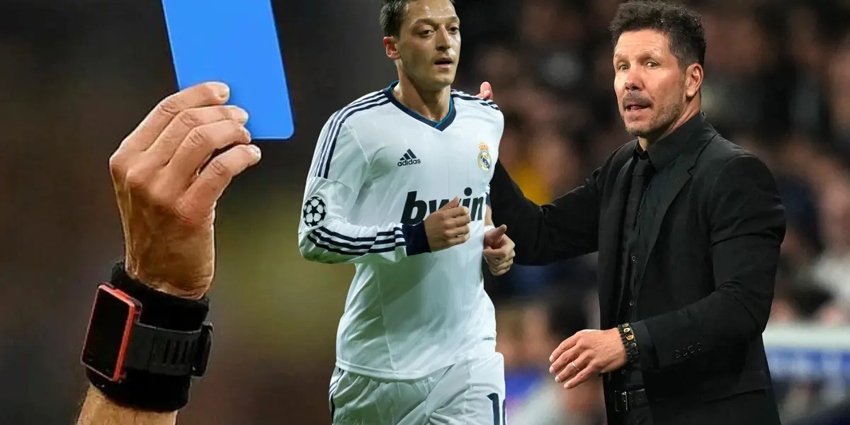 Özil atacó al Atlético de Madrid por la implementación de la tarjeta azul