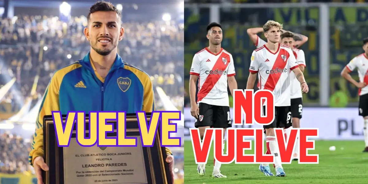 Paredes y River.