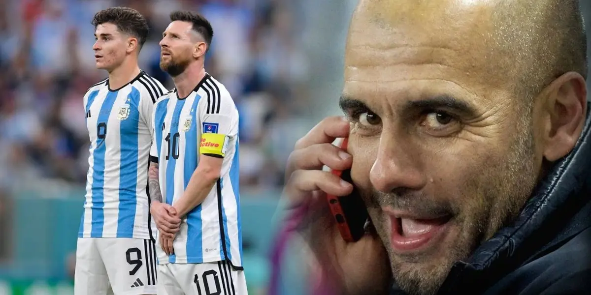 Pep levantó el teléfono para comunicarse con un campeón del mundo luego de la final contra Francia.