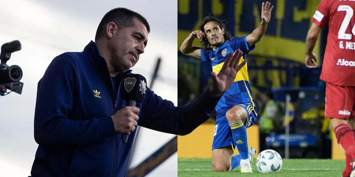 Riquelme y Cavani.