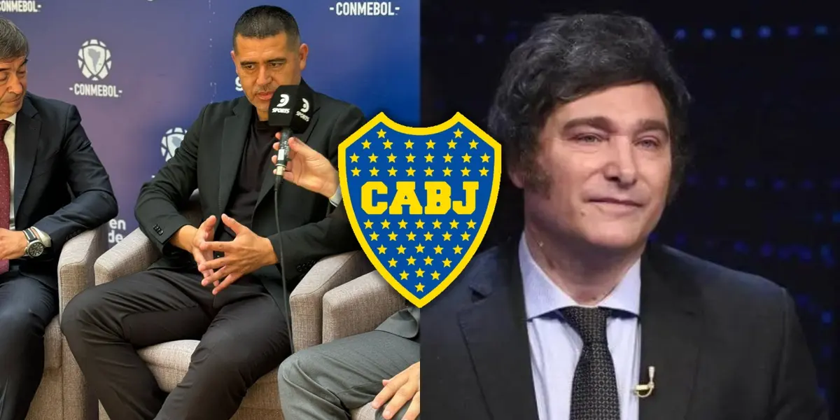 Riquelme y Milei.