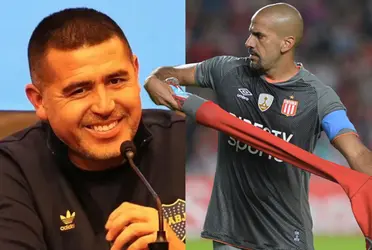 Riquelme y Verón.
