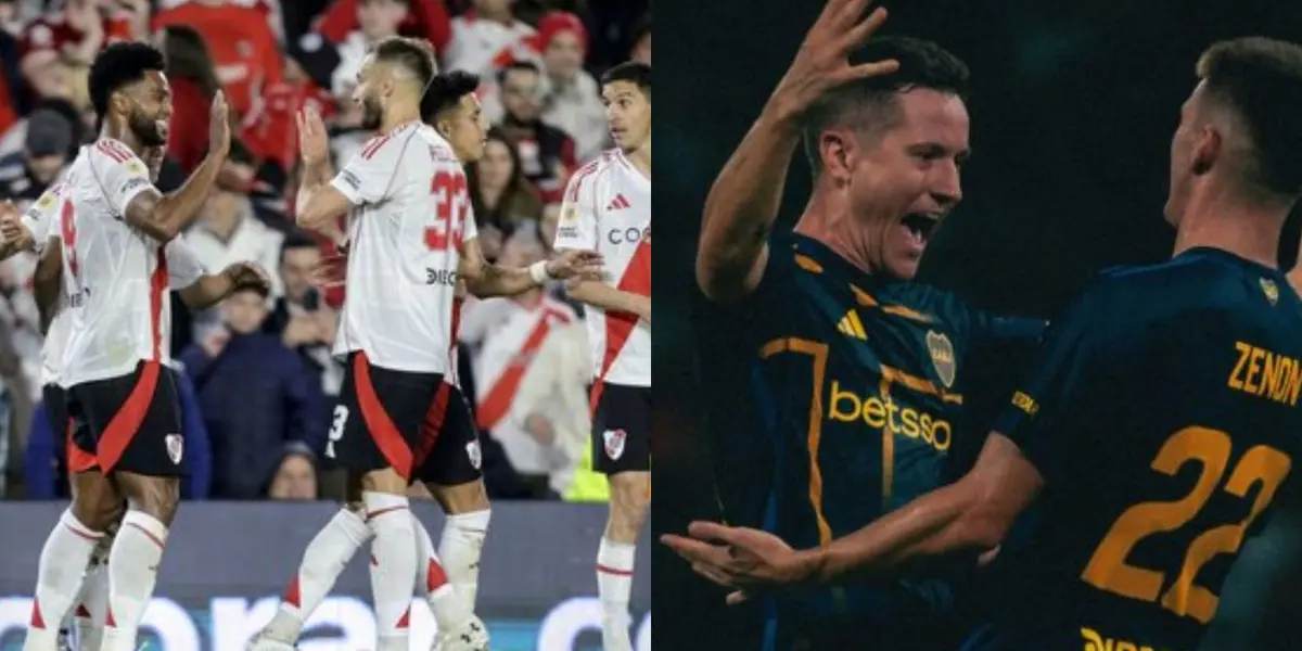 River Plate y Boca Juniors.