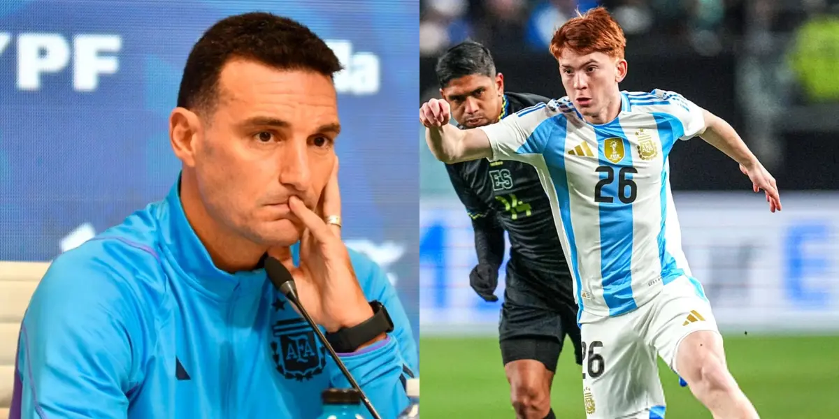 Scaloni y Barco.
