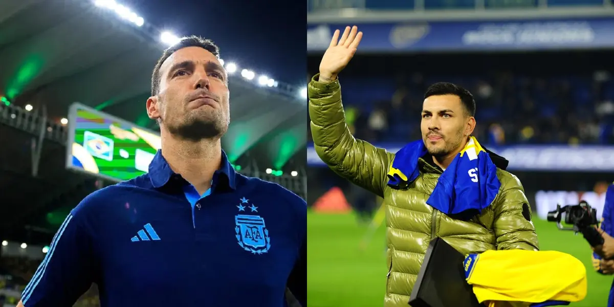 Scaloni y Paredes.
