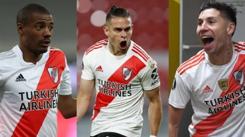 Se reveló el estado de las negociaciones de Gonzalo Montiel, Nicolás De La Cruz y Rafael Santos Borré en River Plate.