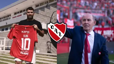 Sergio Agüero y el 'Bocha'.