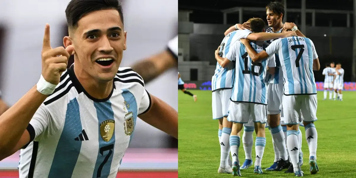 Solari convirtió el 1-0 de Argentina ante Paraguay