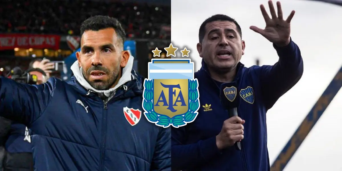 Tevez y Riquelme.